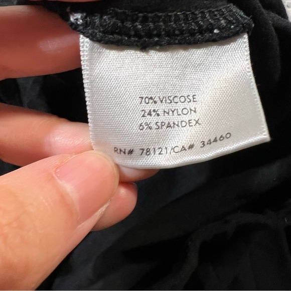 Eileen Fisher Black Pull On Casual Pants Size Large EUC - Picture 3 of 6